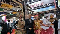 Sebagai bagian dari promosi, Kementerian Pariwisata dan Ekonomi Kreatif (Kemenparekraf) didukung KBRI Den Haag kembali berpartisipasi dalam Vakantiebeurs ke-50. Acara ini berlangsung pada 15-19 Januari 2020 di Jaarbeurs, Utrecht, Belanda. (dok. KBRI Den Haag)