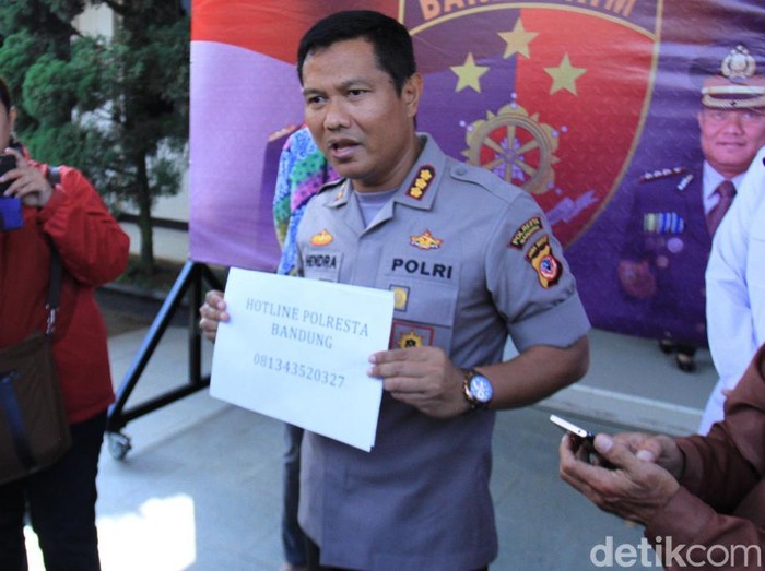 Kapolresta Bandung Kombes Pol Hendra Kurniawan