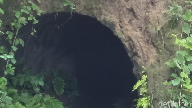 Penampakan terowongan di Desa Kalikotes, Klaten