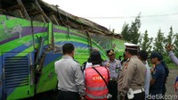 Dari hasil pemeriksaan tersebut, kepolisian meningkatkan status penyelidikannya menjadi penyidikan. Sopir bus maut pun ditetapkan sebagai tersangka karena sudah lalai dalam berkendara yang menyebabkan orang meninggal dunia, luka dan kerusakan.