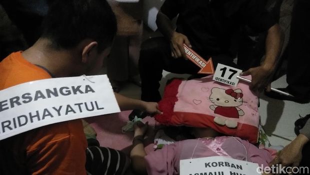 Polisi Gelar Rekonstruksi Kasus Mahasiswi UIN Makassar Dibunuh Kekasih