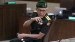 Hadiri Sidang Eksepsi, Kivlan Zen Berseragam TNI