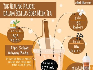 Biang Kalori dalam Segelas Boba Milk Tea