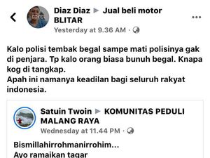 Viral Netizen Hina Polisi soal Penanganan Kasus Pelajar Bunuh Begal