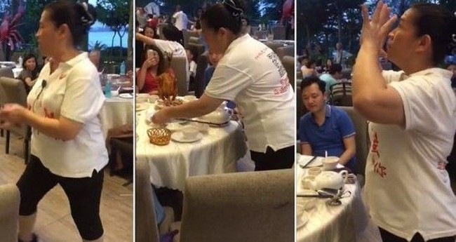 Joget Ayam dan Suki Happy, Aksi Lucu Pelayan Restoran yang Jago Joget
