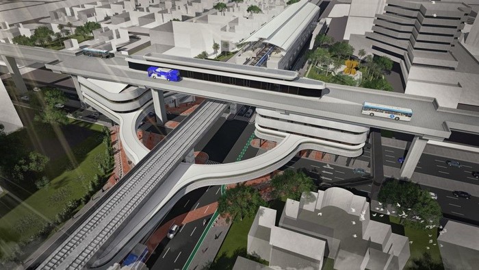 Desain integrasi Stasiun MRT ASEAN-Halte TransJ CSW (Dok. Pemprov DKI) Desain integrasi Stasiun MRT ASEAN-Halte TransJ CSW (Dok. Pemprov DKI)