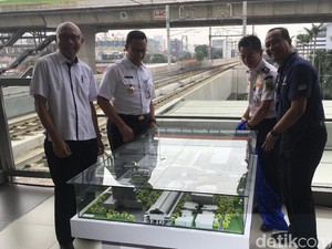 Anies Resmikan Dimulainya Pembangunan Integrasi MRT ASEAN-Halte TransJ CSW