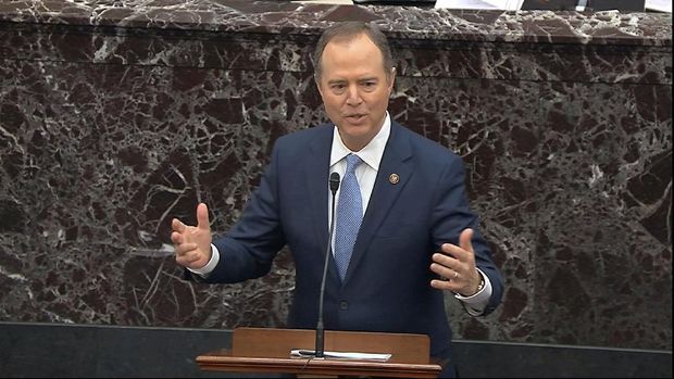 Adam Schiff, anggota DPR dari Partai Demokrat yang menjadi ketua manajer pemakzulan Trump
