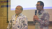 Pengumuman penunjukan Irfan Setiaputra sebagai Dirut PT Garuda Indonesia (Persero) Tbk dilakukan oleh eks Komisaris Utama PT Garuda Indonesia (Persero) Tbk Sahala Lumbangaol dan Direktur Keuangan dan Manajemen Risiko PT Garuda Indonesia (Persero) Tbk Fuad Rizal, Rabu (22/1/2020).