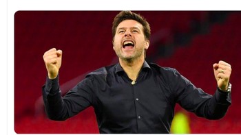 Kembali netizen ada yang melontarkan nama Pochettino untuk menggantikan Ole. Foto: Twitter