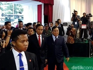 Bareng Prabowo, Jokowi Hadiri Rapim Kemhan 2020