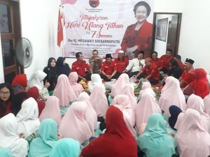 Megawati Ultah, Anak Yatim dan Penyandang Disabilitas Surabaya Doa Bersama