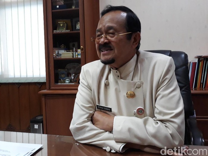 Bakal calon Wali Kota Solo dari PDIP, Achmad Purnomo, Kamis (23/1/2020).