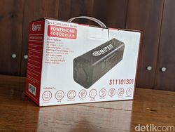 Penampakan Powerbank Berkapasitas 40.800 mAh