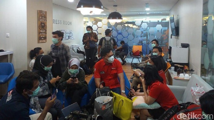 Antisipasi Virus Corona di Gedung BRI