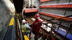 Penampakan Terowongan Kereta Cepat JKT-BDG di Bawah Tol Japek