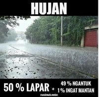 Biar Nggak Mellow, Ini 22 Meme Soal Hujan yang Bikin Ngakak