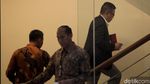 Ekspresi Sekjen PDIP Hasto Kristiyanto Saat Akan Diperiksa KPK