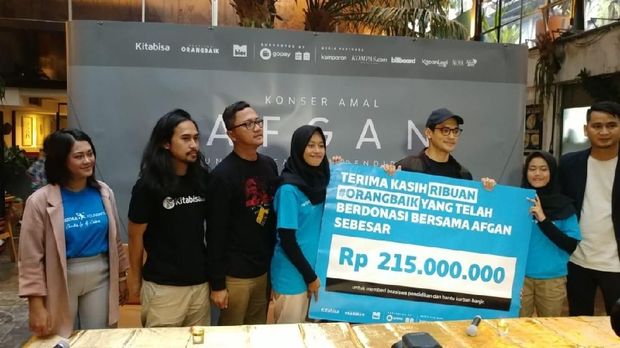 Vakum Nyanyi, Afgan Bikin Konser Amal