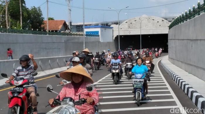 Penampakan Underpass Terpanjang RI yang Resmi Dibuka