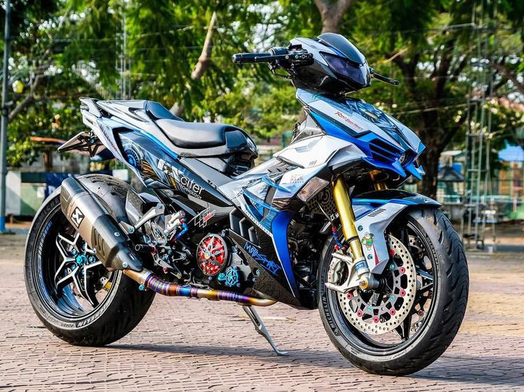 Yamaha MX King Disuntik Kaki-kaki Ninja H2