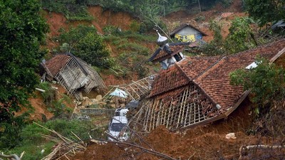 Potret Kampung Mati yang Ditinggalkan Warga Pascalongsor Lebak