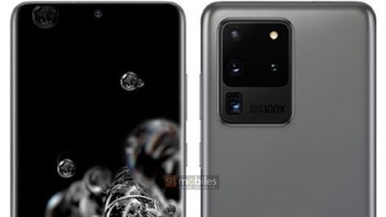 Ini adalah Galaxy S20 Ultra. Hadir dengan empat kamera yang salah satunya menawarkan kemampuan zoom 100x. Foto: 91mobiles