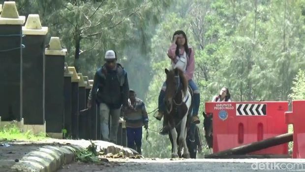 Pasca CFD Bromo, banyak pengunjung naik ojek kuda