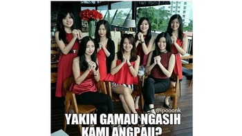 Waduh, cantik-cantik begini harusnya sih dapat angpao yang banyak. Foto: Instagram/ipooonk