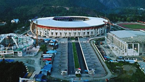 Wow! Megahnya Kawasan Arena PON 2020 di Papua
