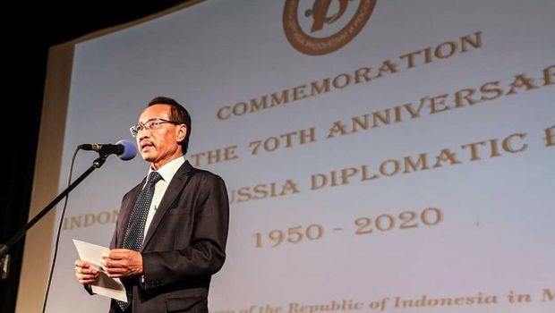 Rayakan Hubungan Diplomatik RI-Rusia ke-70, KBRI Nobar Film 'Lima'