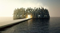 Hotel di Swedia menyediakan penginapan yang dikenal dengan Arctic Bath. Traveler akan merasakan menginap sambil mengapung di atas air. (Arctic Bath)