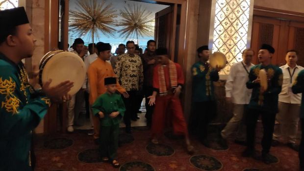 Hadiri Rakerda DPD Gerindra DKI, Anies Disambut Palang Pintu