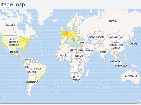 Peta Facebook Down