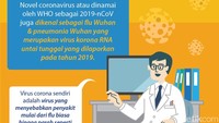 Novel coronavirus atau dinamai oleh WHO sebagai 2019-nCoV juga dikenal sebagai flu Wuhan dan pneumonia Wuhan yang merupakan virus korona RNA untai tunggal yang dilaporkan pada tahun 2019. Virus corona sendiri adalah virus yang menyebabkan penyakit mulai dari flu biasa hingga parah seperti MERS dan SARS.  