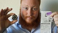 Seorang pria membeli jam tangan US$ 5,99 yang ternyata adalah salah satu jam tangan paling diminati buatan Jaeger-LeCoultre. Pria itu akhirnya menjual jam tangan seharga US$ 35.000 (Rp 490 juta). Istimewa/ranker.com.