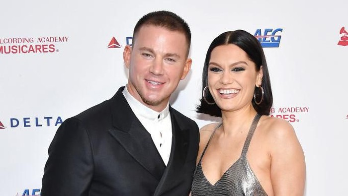 LOS ANGELES, CALIFORNIA - JANUARY 24: (L-R) Channing Tatum and Jessie J attend MusiCares Person of the Year honoring Aerosmith at West Hall at Los Angeles Convention Center on January 24, 2020 in Los Angeles, California. (Photo by Amy Sussman/Getty Images)