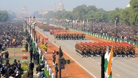 Apa itu Hari Republik? India membebaskan diri dari pemerintahan kolonial Inggris pada 15 Agustus 1947. Dokumen pemerintahan baru diadopsi pada bulan November 1949.  Tapi, baru pada tanggal 26 Januari 1950, konstitusi India mulai berlaku (Foto: CNN)