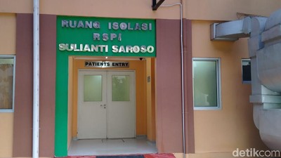 Begini Ruang Isolasi untuk Suspek Virus Corona di RS Sulianti Saroso