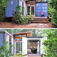 Siapa sangka container bekas bisa jadi rumah seperti rumah container di Savannah, Georgia, Amerika Serikat ini. Rumah mungil dari kontainer ini tetap terlihat menawan dengan penambahan detail kayu di beberapa bagian rumah. Foto: dok. tinyhouseswoon