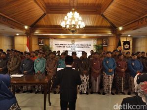 Perubahan Nomenklatur, 87 Kades Kulon Progo Dilantik Jadi Lurah