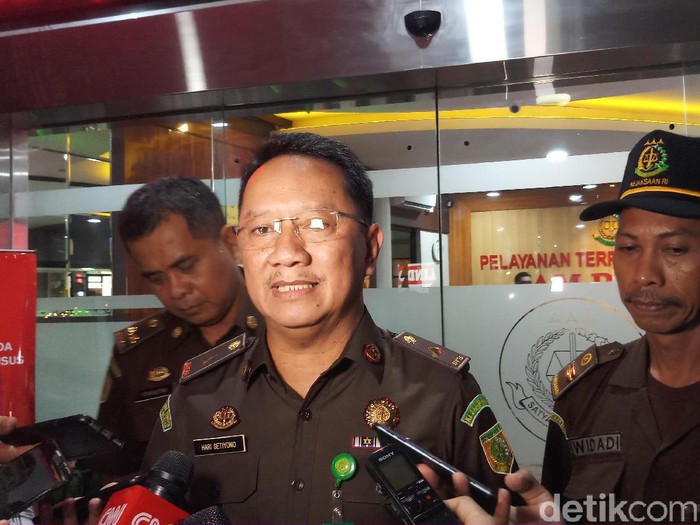 Kepala Pusat Penerangan dan Hukum (Kapuspenkum) Kejagung, Hari Setiyono. ( Farih Maulana Sidik/detikcom)