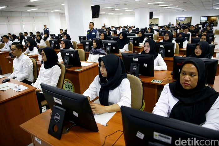 Begini Potret Tes Cpns Hari Pertama Di Kantor Bkn