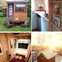 Rumah mini di Kanada sungguh mungil. Namun bagian dalamnya tetap memiliki fungsi layaknya rumah pada umumnya, ada dapur, ruang keluarga dan kamar tidur.Foto: dok. ourweehouse