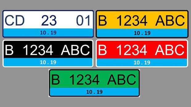 Pelat Nomor Biru Berlaku Buat Mobil dan Motor Listrik