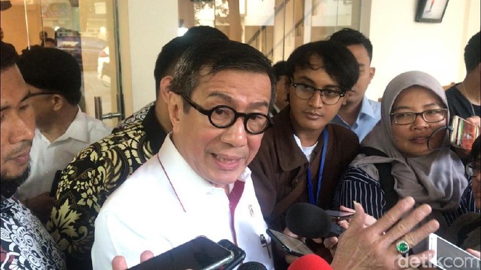 Menkum HAM Yasonna Laoly (Yogi Ernes/detikcom)