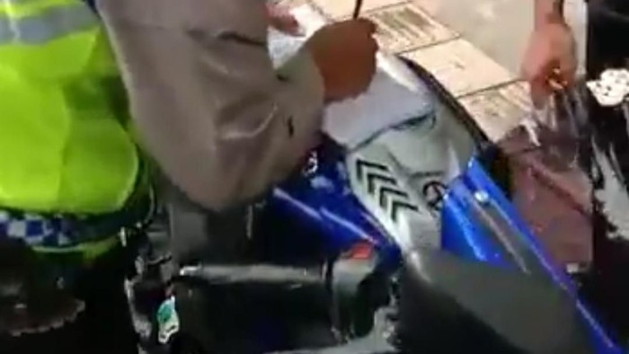 razia knalpot motor