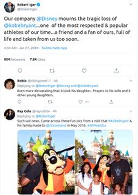 Disneyland Sampai Berduka Atas Meninggalnya Kobe Bryant