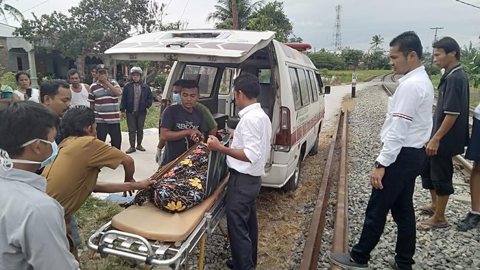 Seorang perempuan tewas tertabrak kereta api di Deli Serdang (Dok. Istimewa)