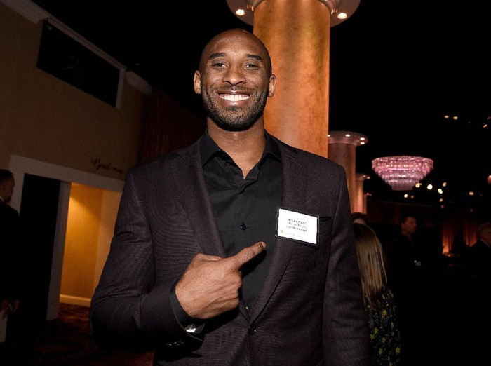 BEVERLY HILLS, CA - FEBRUARY 05:  Kobe Bryant attends the 90th Annual Academy Awards Nominee Luncheon at The Beverly Hilton Hotel on February 5, 2018 in Beverly Hills, California.  (Photo by Kevork Djansezian/Getty Images)